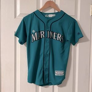 Ken Griffey Majestic Mariners Youth Medium Jersey